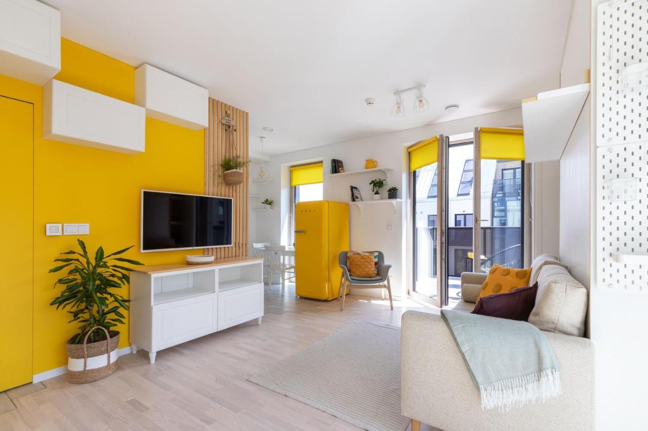 Yellow Studio Paupys Apartamento Vilnius Exterior foto